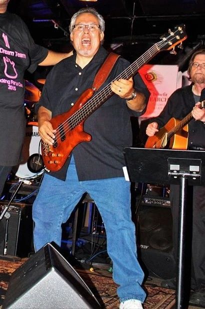 Frank Sanchez performing energetically on stage